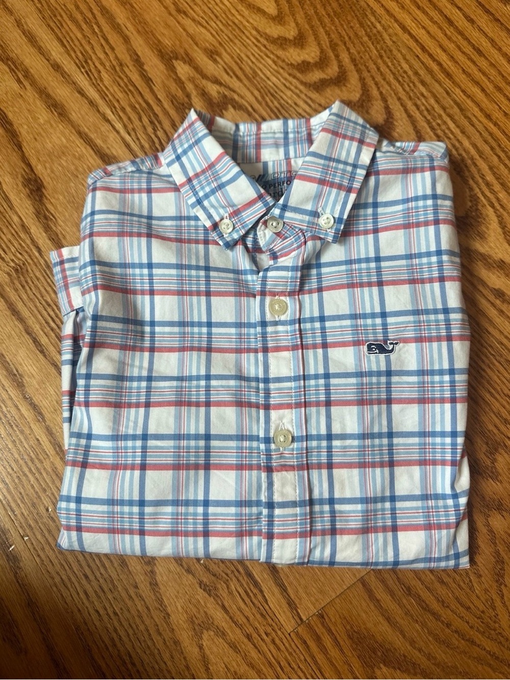 Vineyard Vines Boys Plaid Button Down Shirt Boys 6
